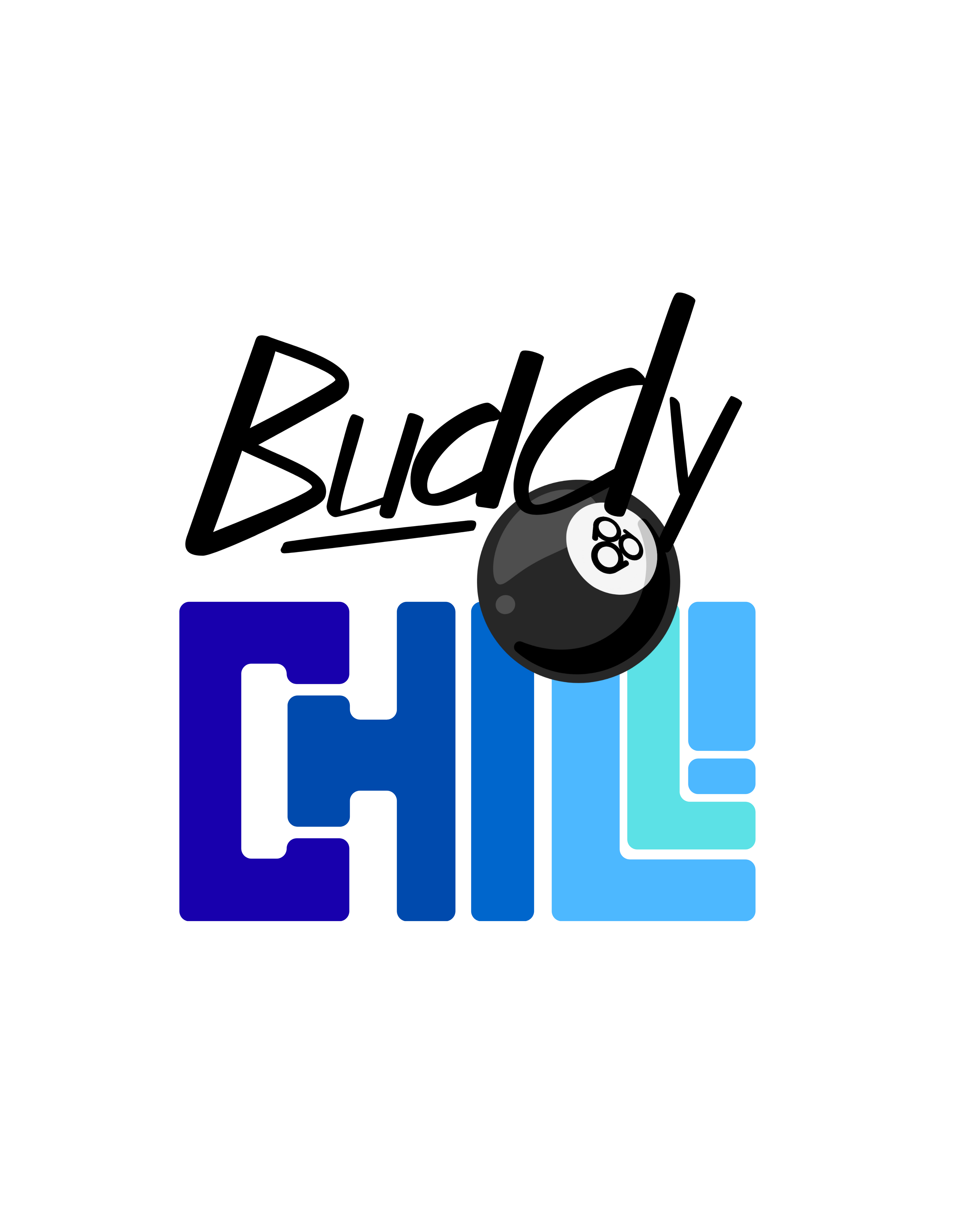 Pool T Shirt – Buddy Chill Graphic Tee (100% Cotton)