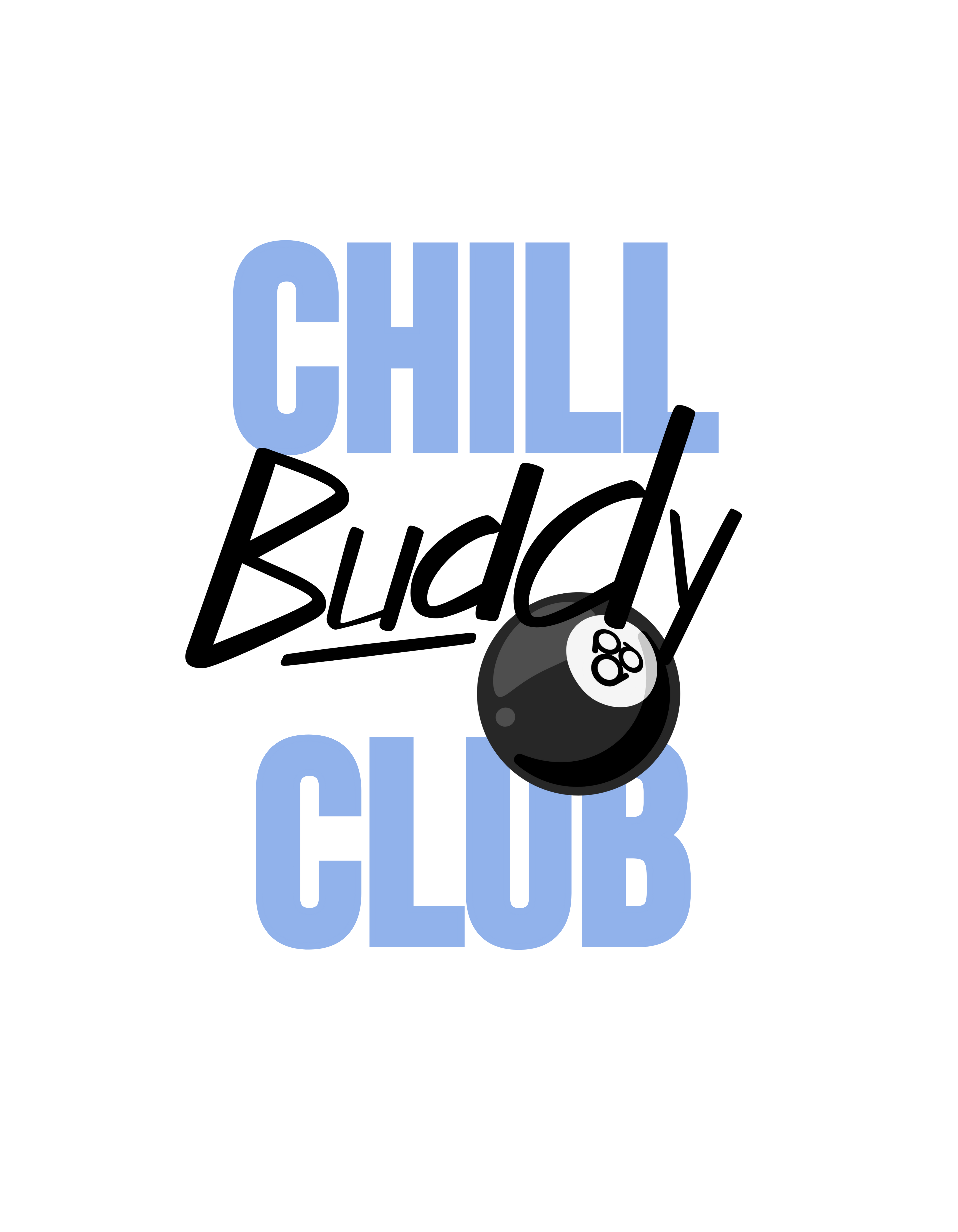 Pool T Shirt – Chill Buddy Club Graphic Tee (100% Cotton)