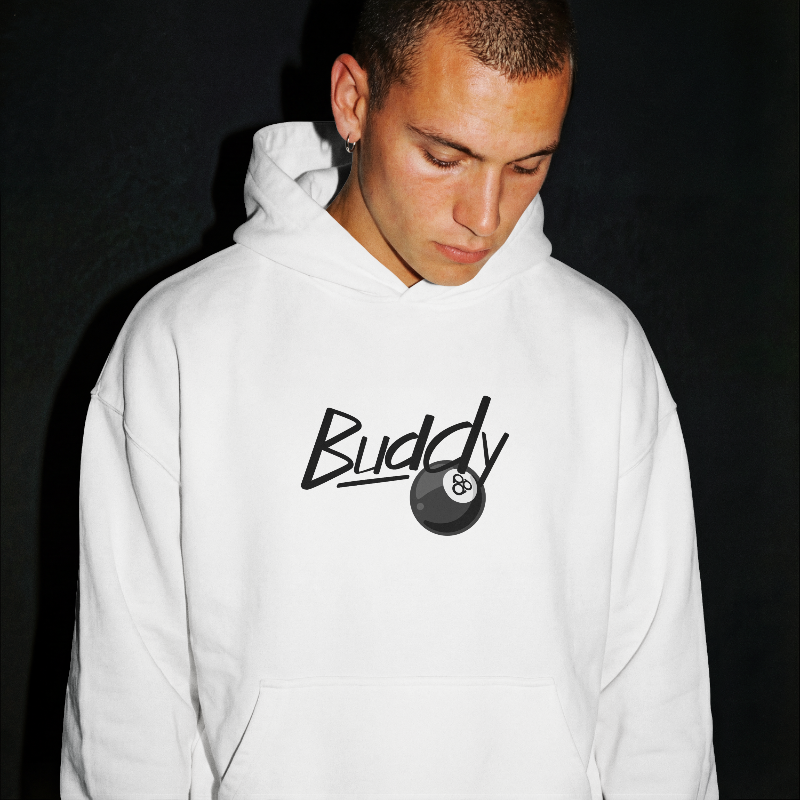 Pool Hoodie – Buddy 8-Ball Heavyweight